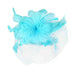 Birds of Feather Fascinator with Full Netting Veil Fascinator Something Special LA hth2160tq Turquoise  