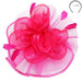 Tulle and Silk Fascinator - Sophia Collection Fascinator Something Special LA hth2182fc Fuchsia  