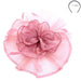 Tulle and Silk Fascinator - Sophia Collection Fascinator Something Special LA hth2182pk Pink  