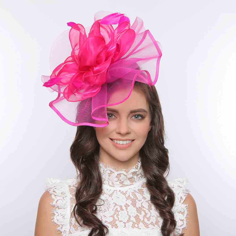 Tulle and Silk Fascinator - Sophia Collection Fascinator Something Special LA    
