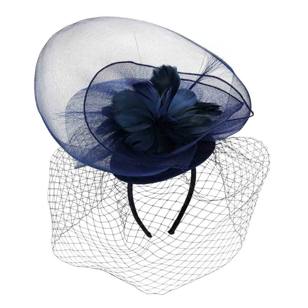 Herenhuis kruising Helder op Layered Mesh Netting Veil Fascinator - Something Special — SetarTrading Hats
