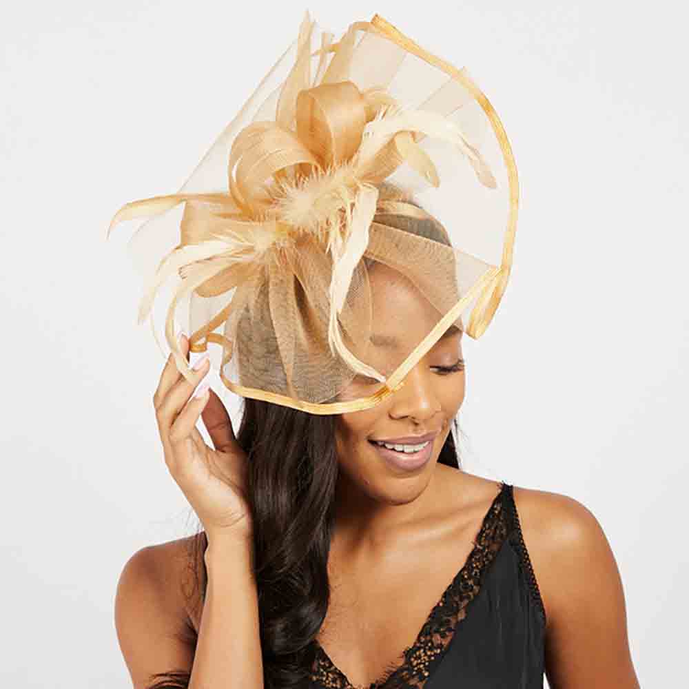 Fascinating Feather and Loop Fascinator - Sophia Collection Fascinator Something Special LA    