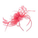 Satin Floral Fascinator Headband - Sophia Collection Fascinator Something Special LA hth2309co Coral  