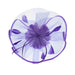 Feather Flower Center Fascinator Headband - Something Special Fascinator Something Special LA HTH2311pp Purple  