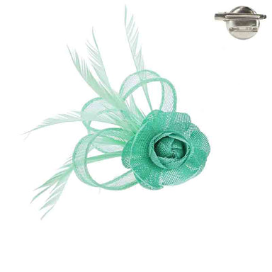 Floral Loop Woven Fascinator Brooch Pin - Something Special, Fascinator - SetarTrading Hats 
