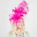 Large Ostrich Feather Fascinator - Sophia Collection Fascinator Something Special LA    