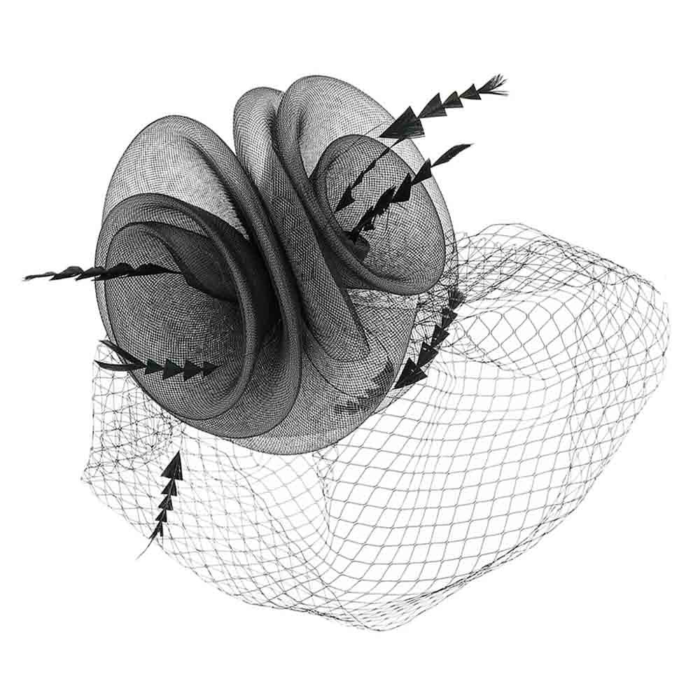 High Top Double Layer Mesh Fascinator - Something Special, Fascinator - SetarTrading Hats 