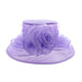 Crushable Flower Organza Hat - Kentucky Derby Collection, Dress Hat - SetarTrading Hats 