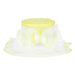 Two Tone Loopy Bow Organza Hat Dress Hat Something Special LA HTO2002YW Yellow  
