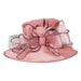 Bow and Netting Organza Hat Dress Hat Something Special LA HTO2016SL Mauve  