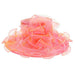 Organza Dress Hat with Netting Bow Dress Hat Something Special LA hto2140mv Mauve  