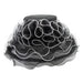Loopy Organza Hat with Contrast Trim Dress Hat Something Special LA hto2148bk Black/White  