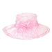 Pleated Sheer Organza Hat, Dress Hat - SetarTrading Hats 
