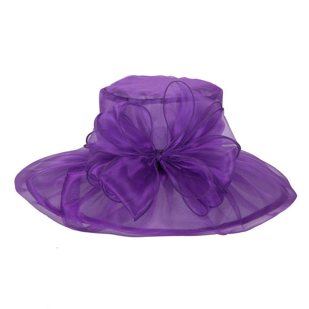 Pleated Sheer Organza Hat — SetarTrading Hats