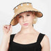 Wrap Around Sun Visor Hat with Pearl Accent - Sophia Visor Cap Something Special LA    