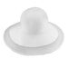 Classic Braid Hat with Tulle Edge Brim - Something Special Dress Hat Something Special LA HTp2355wh White  