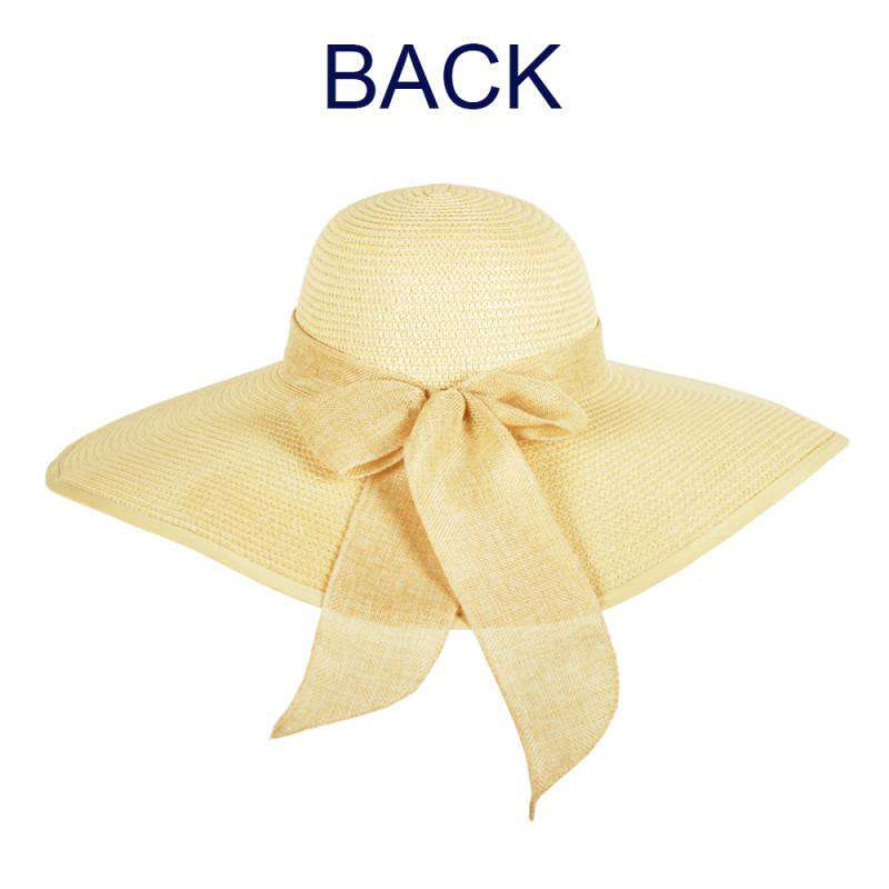 Large Brim Sun Hat with Scarf Floppy Hat Something Special LA    