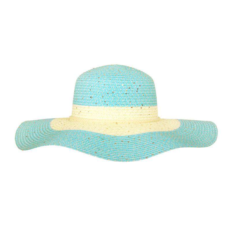 Floppy Hat with Sequin Floppy Hat Something Special LA WShtp668BZ Blue Zirconia  