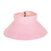 Roll Up Sun Visor Hat with Bow by Sophia Visor Cap Something Special LA Vhtp672PK Pink  