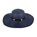 Flower and Bead Band Summer Floppy Floppy Hat Something Special LA HTp760NV Navy  