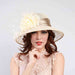 Caramel Tiffany Sinamay Dress Hat Dress Hat Something Special LA    