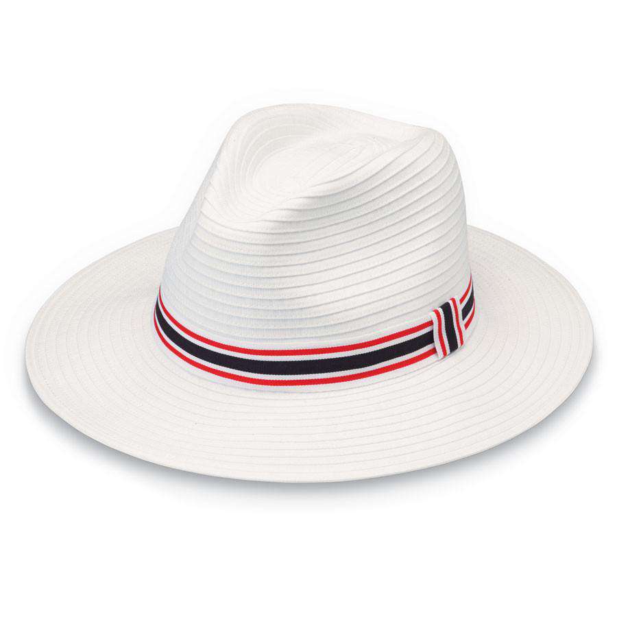 Hamilton Safari, White - Wallaroo Hats for Men Safari Hat Wallaroo Hats MSHAMBGM White M/L (59cm) 
