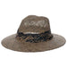Handwoven Twisted Seagrass Safari Hat - Scala Hats for Men Safari Hat Scala Hats MS528-SM Natural S/M 