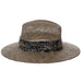 Handwoven Twisted Seagrass Safari Hat - Scala Hats for Men Safari Hat Scala Hats    