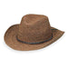 Hannah Women's Raffia Cowboy Hat - Wallaroo Hats Cowboy Hat Wallaroo Hats HANBN Brown  