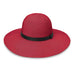Harper Wide Brim Sun Hat - Wallaroo Hats Wide Brim Sun Hat Wallaroo Hats HAR Cranberry  