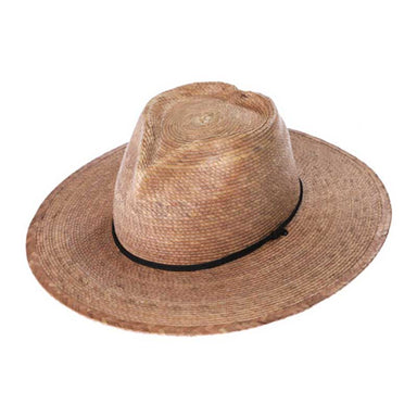 Have a Heart Palm Hat with Chin Cord - Peter Grimm Headwear Safari Hat Peter Grimm PGB1848 Burnt Palm Large (59 cm) 