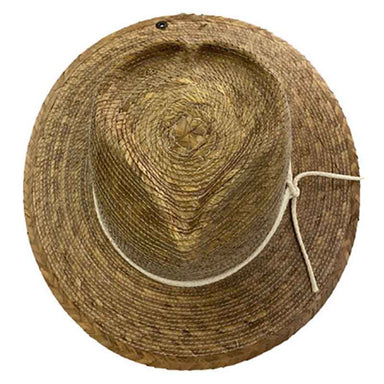 Have a Heart Palm Hat with Rope Band - Peter Grimm Headwear Safari Hat Peter Grimm PGR2190 Burnt Palm Large (59 cm) 