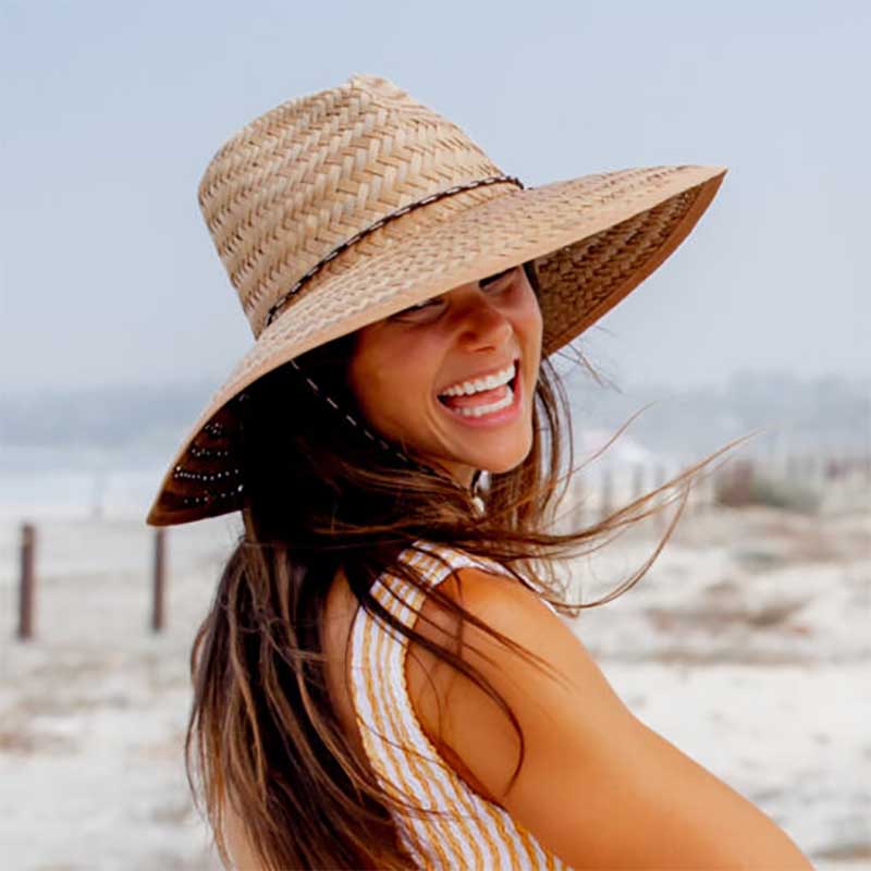 Have a Heart Palm Hat with Wide Brim - Peter Grimm Headwear  display picture 1