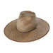 Have a Heart Palm Hat with Wide Brim - Peter Grimm Headwear Lifeguard Hat Peter Grimm PGB1850 Natural L/XL (60 cm) 