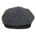 Herringbone Patchwork Wool Newsboy Cap - Epoch Hats Flat Cap Epoch Hats    