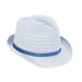 Infant Size Tiny Blue Fedora Hat - Sunny Dayz™ Hats, Fedora Hat - SetarTrading Hats 
