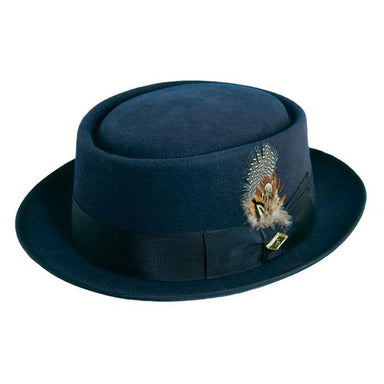 Jackson Wool Felt Porkpie Hat, up to 2XL - Stacy Adams Hats, Gambler Hat - SetarTrading Hats 