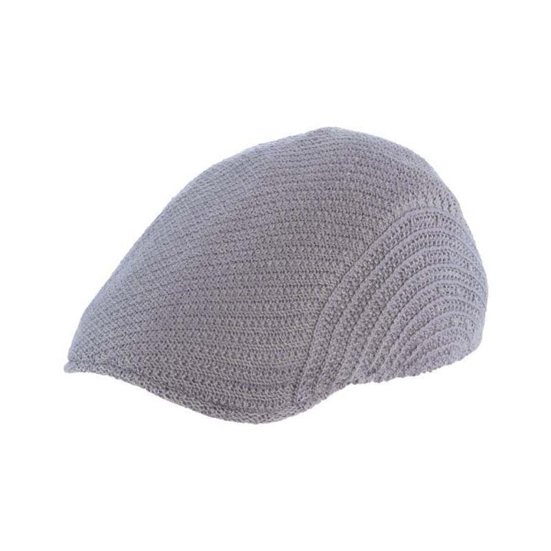 Jordan Knit Wool Blend Ivy Cap by Stacy Adams Hats Flat Cap Stacy Adams Hats SAW667-GREY1 Grey Small/Medium Wool Blend