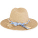 Koitere Safari Hat with Tie Dye Band and Shells Detail - Caribbean Joe® Safari Hat Caribbean Joe    