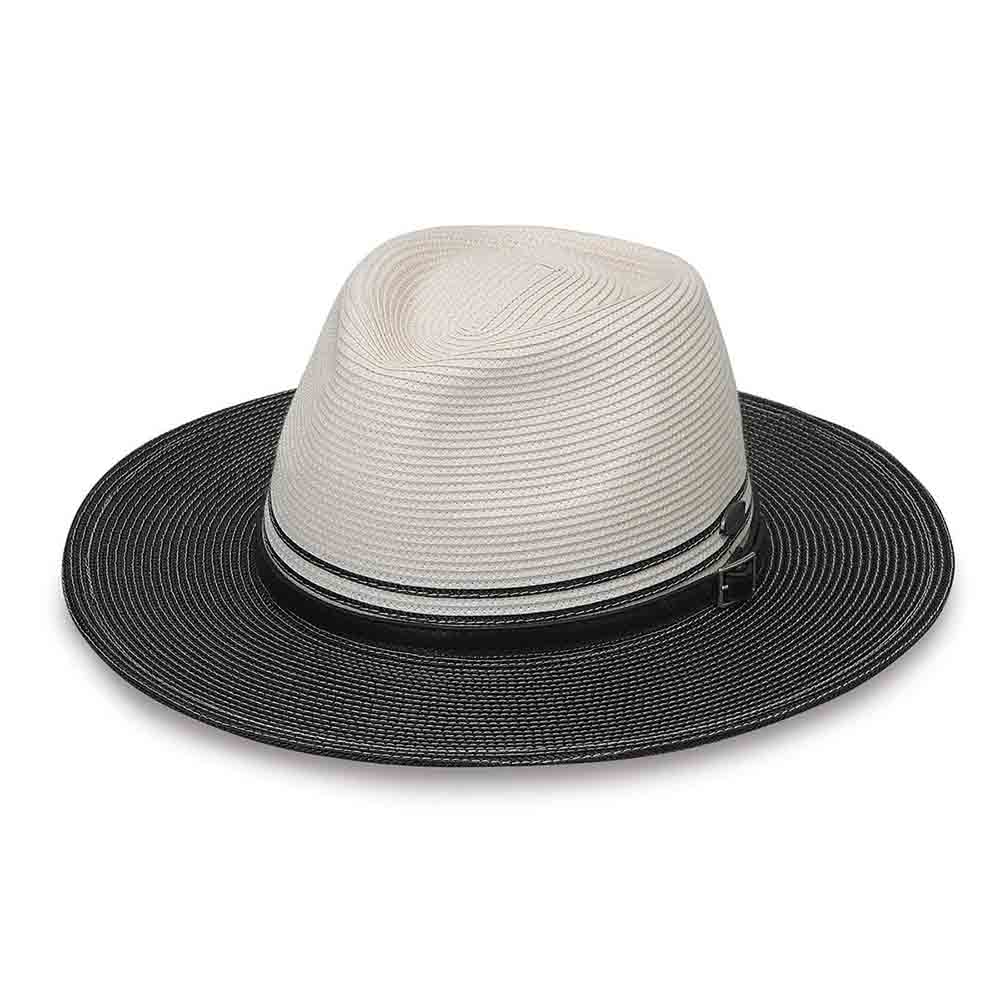 Kristy Two Tone Fedora Hat - Wallaroo Hats, Safari Hat - SetarTrading Hats 