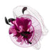 Two Tone Feather Flower Fascinator Fascinator Something Special Hat Flb7325FC Fuchsia  