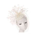 Feather Burst Fascinator with Netting Veil - Scala Collezione, Fascinator - SetarTrading Hats 