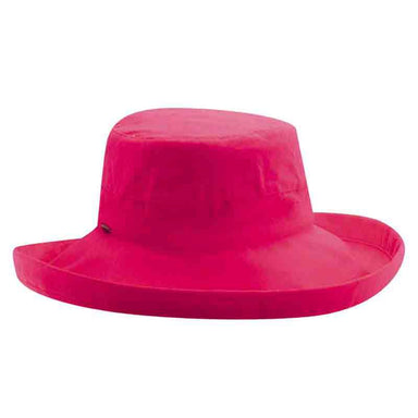 Cotton Up Turned Large Brim Sun Hat - Scala Hats for Women, Kettle Brim Hat - SetarTrading Hats 