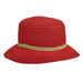 DPC Outdoor Ribbon Bucket Hat Bucket Hat Dorfman Hat Co. LC736 Poppy  