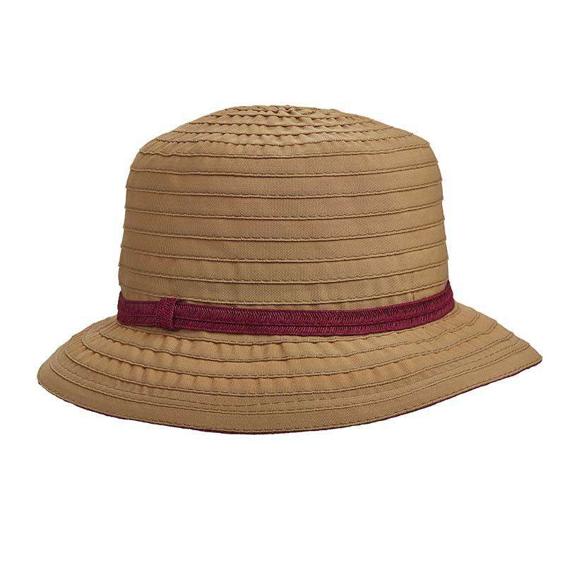 DPC Outdoor Ribbon Bucket Hat Bucket Hat Dorfman Hat Co. WSRP683TE Tea  