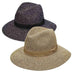 Tweed Knit Toyo Safari Hat for Women - Scala Pronto Hat Safari Hat Scala Hats    