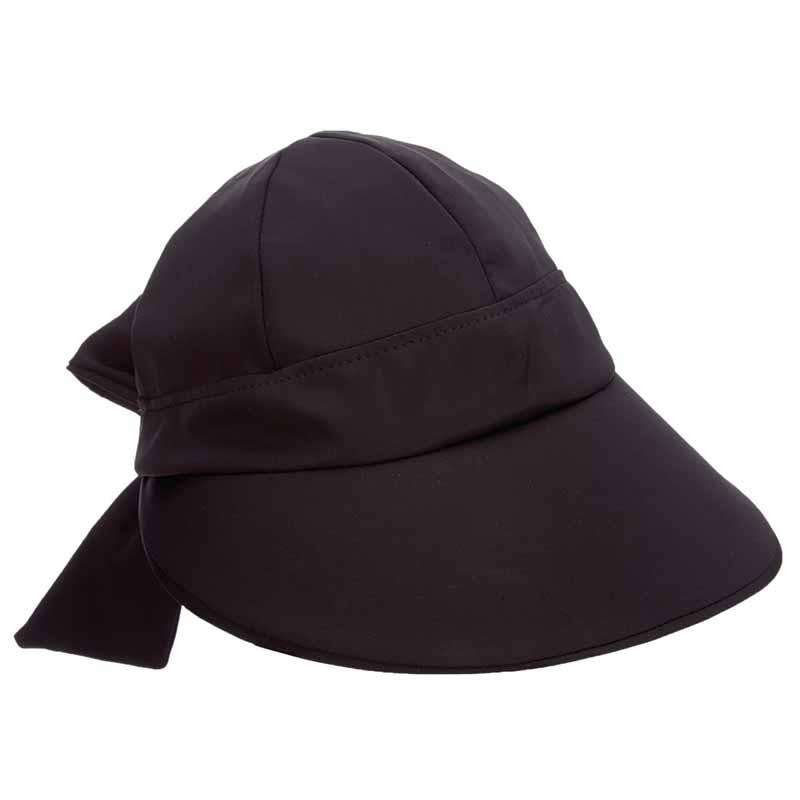Aqua Facesaver Cap by Tropical Trends Cap Dorfman Hat Co. lc800bl Black  
