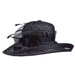 Crinoline Dress Hat with Up Turned Brim - Scala Collezione Dress Hat Scala Hats LD83BK Black  