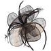 Sinamay Flower Fascinator with Feathers - Scala Collezione Fascinator Scala Hats    