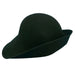 Wool Felt Hat with Shapeable Brim - Scala Hats Cloche Scala Hats LF10BB Loden  